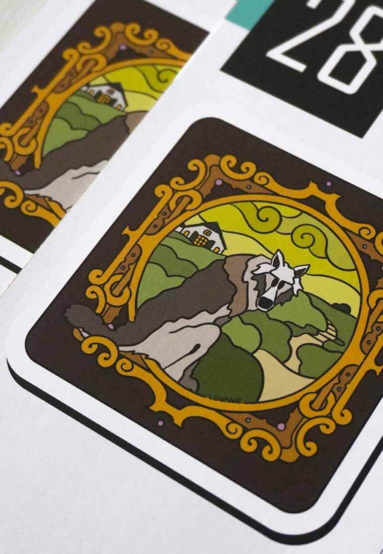 LUVANE - Cartoon Wolf